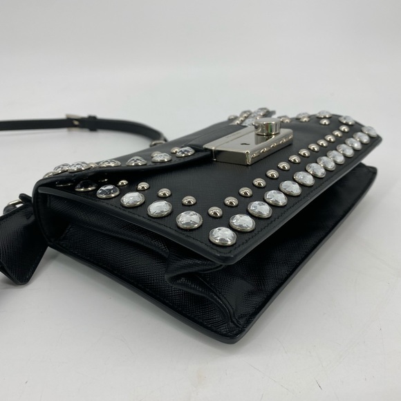 Prada Saffiano Studded two way bag - Picture 8 of 13